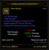 Undaunted Pendant Undaunted Pendant